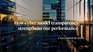 How cyber model transparency can strengthen our performance A Gallagher Re story [upl. by Aime]