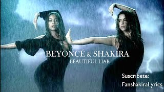 Beyoncé amp Shakira  Beautiful Liar Lyrics [upl. by Charmane]