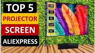 Top 5 Best Projector Screen in 2024 [upl. by Trauner]