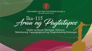 Iskolar ng Bayan Marangal Mahusay Makabayang Tagapagtaguyod ng Pangkalahatang Kalasugan [upl. by Eiramyma]