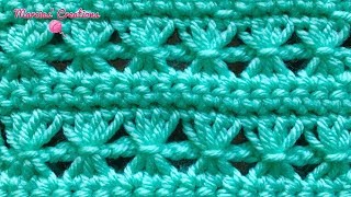 TEJIDOS A CROCHET Puntada Reloj de Arena HOW TO CROCHET Hourglass [upl. by Gretchen]