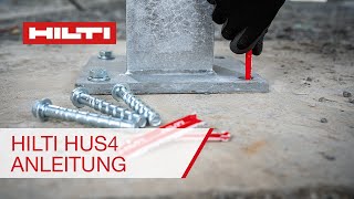 Hilti HUS4 Verbundanker  Anleitung [upl. by Ball]