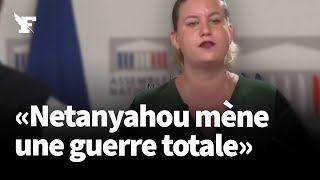 7 octobre  Mathilde Panot dénonce le «génocide» à Gaza [upl. by Eatnuahs600]