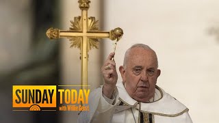 Pope Francis celebrates Easter Sunday Mass after health concerns [upl. by Becki298]