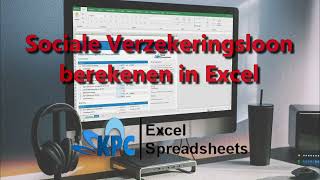 Sociale verzekeringsloon berekenen in Excel ✅ [upl. by Redmond493]