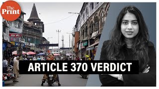 SC to deliver verdict on Article 370 A recap of abrogation amp arguments made in favour against [upl. by Genet]