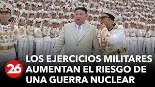 Kim Jongun arremete contra la alianza de Japón Corea del Sur y Estados Unidos [upl. by Atinele132]