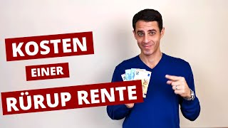 Kostenübersicht Rürup Rente [upl. by Laucsap]