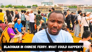 Being Black In China  Black Man on a Ferry in China [upl. by Arolf]