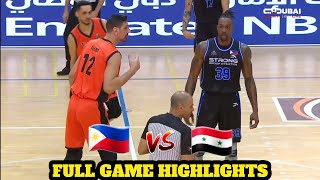 Strong Group PH vs Al Wahda Syria Full Game Highlights  33rd Dubai International Basketball Champ [upl. by Casimir]