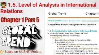 Global Trend Chapter 1  Part 5 [upl. by Tamiko]