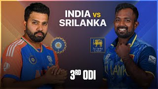 🔴 Live India Vs Sri lanka Live – 3rd ODI  IND vs SL Live  India Vs Sri lanka Live Match Today [upl. by Llehcram152]