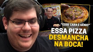 CASIMIRO REAGE PIZZA DE TUDO A MAIS FÁCIL QUE EXISTE  Cortes do Casimito [upl. by Yniatirb]