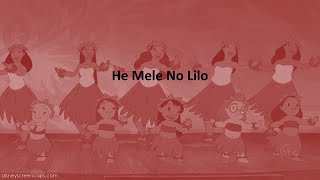 He Mele No Lilo lyrics [upl. by Akimat]