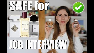 PERFUMES to WEAR on a JOB INTERVIEW to make a NICE FIRST IMPRESSION✔️ [upl. by Lilia]