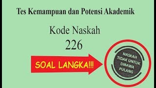 Langka Pembahasan TPA Numerik SBMPTN 2017 [upl. by Ardin]