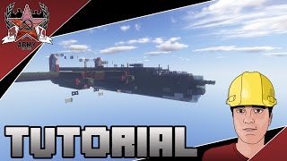 Minecraft WW2 B24 Liberator Heavy Bomber Tutorial [upl. by Yrrac851]