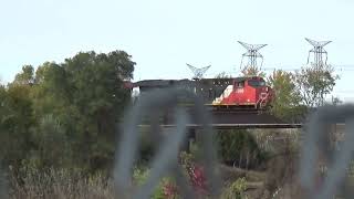 CN freight at Islington amp Steeles [upl. by Felicle]