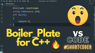 Boiler plate in VS code for C  super tips 🔥🔥 [upl. by Kenison]