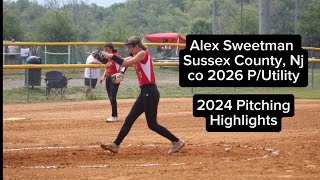 Alex Sweetman Pitching Highlights [upl. by Alikam]