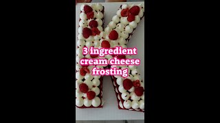 Nonrunny pipeable and quick cream cheese frosting [upl. by Enimsay99]