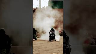 Extreme Burnout on Kawasaki 636 [upl. by Lynde]