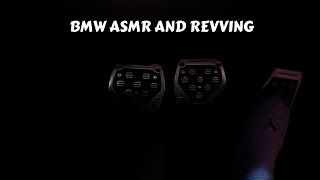 ❤️BMW CAR »ASMR« LOFI TAPPING CAR IDLING REVVING [upl. by Llertac364]