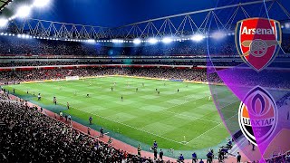 Arsenal vs Shakhtar Donetsk  UCL  Realistic Graphic  60FPS  Gameplay SP Football Life 2025 [upl. by Biddle267]