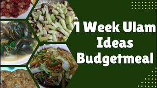 1 WEEK ULAM IDEAS PART 2 [upl. by Mitchiner]