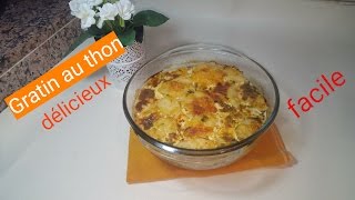 Gratin pomme de terre et thon facile amp délicieux  أسهل كرتان بالبطاطس و التونة رائع و إقتصادي [upl. by Zephan897]