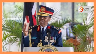 First woman service commander Major General Fatuma Ahmed sworn in as Kenya Air Force Commander [upl. by Nell]