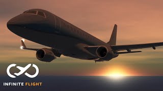 E175 KLM Cityhopper  Abu Dhabi  Al Ain  Full Flight  Infinite Flight [upl. by Stirling]