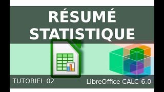 Tutoriel 2  Résumé statistique  les valeurs de positions [upl. by Claudianus]