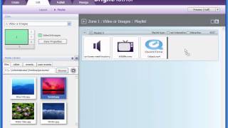 BrightAuthor video tutorial [upl. by Nylodnew282]