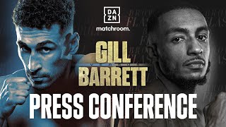 JORDAN GILL VS ZELFA BARRETT PRESS CONFERENCE LIVESTREAM [upl. by Ecyaj780]