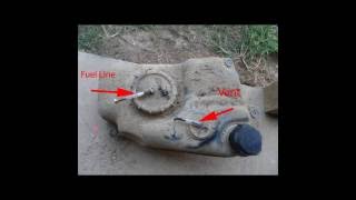 How to install fuel filter in Suzuki KingQuad ProFill [upl. by Anad]