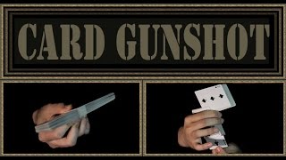 Beginners Card Trick  The Shot gun Card Trick Tutorial Remake [upl. by Malarkey]