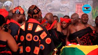 Akwamu Traditional Area performs funeral rites to bid Kofi Annan farewell [upl. by Swamy]