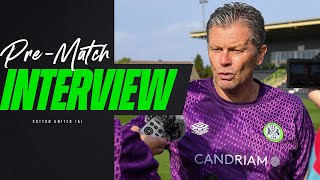 PreMatch Interview  Cotterill on Sutton Utd trip [upl. by Anahpos876]