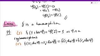 Section 33 Quotient Rings Noether Isomorphism Theorem WellDefined and Ring Homomorphism [upl. by Nykal]