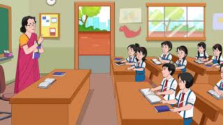 कक्षा में पहला दिन  First Day in Class  Short Story on Good Manners  Class 2 [upl. by Schuh]