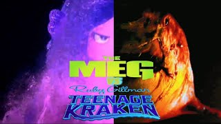 The MEG 2 The Trench vs Ruby Gillman Teenage Kraken volumen 2 Music video [upl. by Yrian]