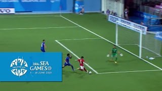 Football Day 4 FullTime Highlights Indonesia vs Philippines  28th SEA Games Singapore 2015 [upl. by Neroc]