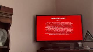 Tornado warning updated Alberta emergency alert [upl. by Resneps164]