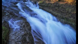 Große Wassermengen im Filswasserfall in Geislingen an der Steige im Dezember 2020 [upl. by Anabal840]