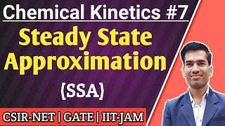 Steady State Approximation  SSA  Order of Complex Reactions  SSA for CSIR NET GATE IIT JAM [upl. by Algy668]