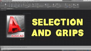 Intro to AutoCAD  Selection and Grips [upl. by Keelby]