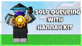 I Solo Queued In Ranked With Hannah Kit Roblox Bedwars [upl. by Sayres210]