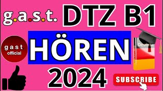 Hören 2024 B1 Prüfung Übungssatz  TELC DTZ 2024 TEST [upl. by Yellehs96]