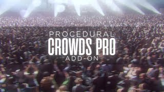 Procedural Crowds PRO AddOn [upl. by Faina]